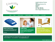 Tablet Screenshot of clonliffehealthcare.com